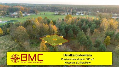 działka na sprzedaż 507m2 działka Koszęcin, Słowików