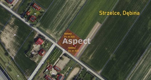 działka na sprzedaż 1000m2 działka Dębina