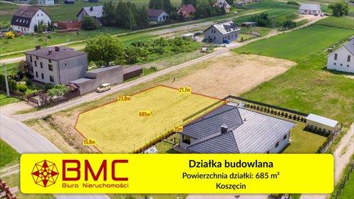 działka na sprzedaż 685m2 działka Koszęcin, Dąbrówki
