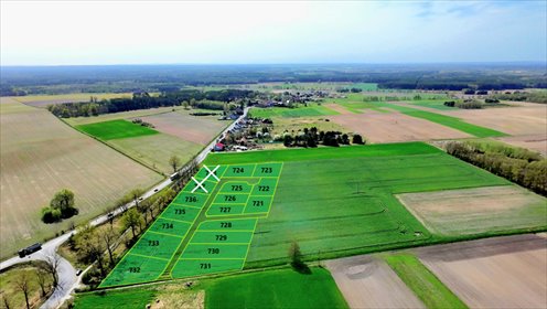 działka na sprzedaż 1080m2 działka Kolsko