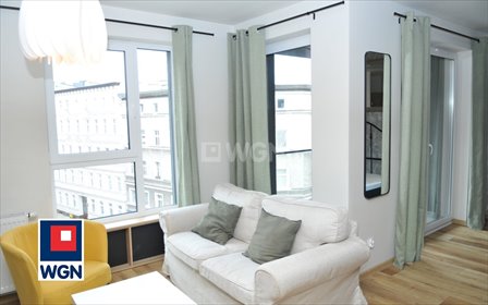 Nowoczesny studio z balkonem i wydzieloną sypialnią mieszkanie Szczecin, Centrum, Szarotki