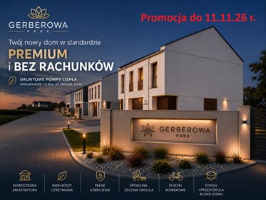 Nowoczesny dom 5 pokoi z gruntową pompą ciepła (Swarzędz/Jasin) dom Jasin, Gerberowa