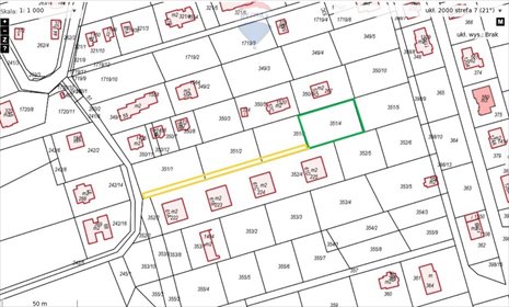 działka na sprzedaż 969m2 działka Krynica-Zdrój, Halna