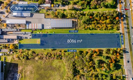 działka na sprzedaż 8086m2 działka Częstochowa, Parkitka, Okulickiego