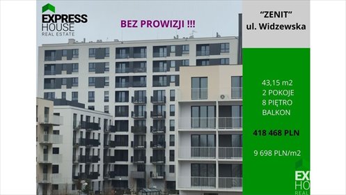 mieszkanie na sprzedaż 43m2 mieszkanie Łódź, Widzew, Widzewska