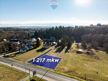 działka na sprzedaż 1217m2 działka Jabłonka, Babiogórska