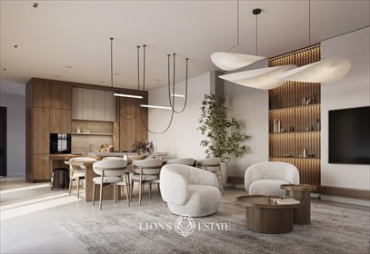 Do sprzedania luksusowy apartament 170 m² z 3 balkonami i garażem mieszkanie Warszawa, Praga-Południe Saska Kępa