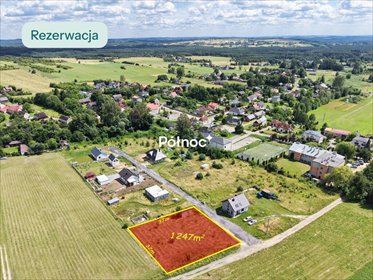 Polecam działkę 1247 m² w Jaworzniku z mediami i MPZP działka Jaworznik, Krótka