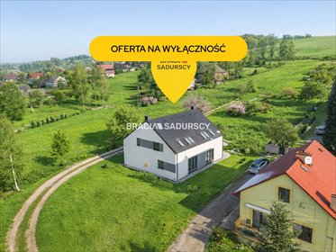 Nowoczesny dom 112 m² z garażem, wysokim standardem dom Radziszów, Zadworze Górne