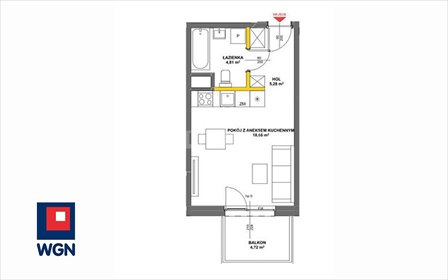 mieszkanie na sprzedaż 29m2 mieszkanie Julianów, Julianów, Urbanistów