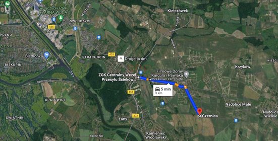 działka na sprzedaż 8100m2 działka Dobrzykowice