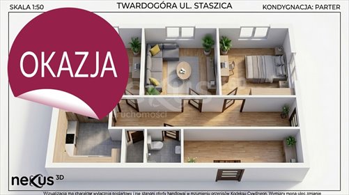 Do sprzedania przestronny dom 146 m² z garażem i dużą działką dom Twardogóra