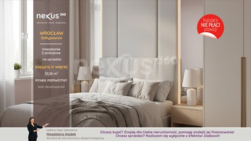 mieszkanie na sprzedaż 33m2 mieszkanie Wrocław, Sołtysowice, Sołtysowice, Lothara Herbsta