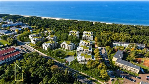 Apartament nad morzem w Dąbkach z balkonem i potencjałem wynajmu mieszkanie Dąbki, Letniskowa