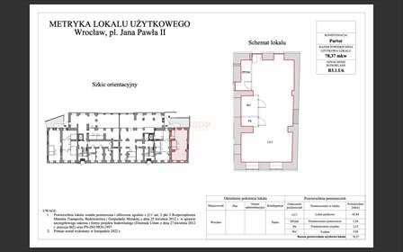 lokal użytkowy na wynajem 78m2 lokal użytkowy Wrocław, Stare Miasto, Stare Miasto, Jana Pawła II