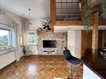 Polecam klimatyczne 45 m² mieszkanie z antresolą i balkonem mieszkanie Kraków, Dębniki, Kliny, Borkowska