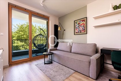 Na wynajem przestronne studio 25 m² z balkonem w Mokotowie mieszkanie Warszawa, Mokotów Ksawerów, Domaniewska