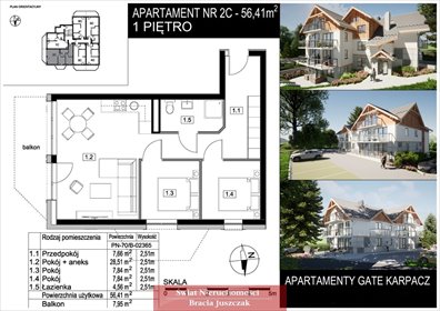 mieszkanie na sprzedaż 56m2 mieszkanie Miłków