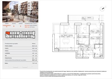 mieszkanie na sprzedaż 60m2 mieszkanie Bydgoszcz, Bielawy, Jana Karola Chodkiewicza