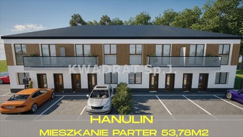Sprzedam nowoczesne mieszkanie 54 m² z tarasem i dwoma miejscami parkingowymi mieszkanie Krążkowy, Hanulin