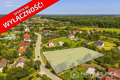 działka na sprzedaż 4146m2 działka Księginice, Wrocławska