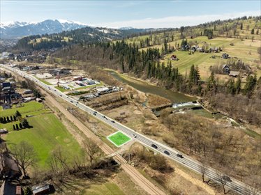 Działka inwestycyjna przy Zakopiance, 165 m², Biały Dunajec działka Biały Dunajec, Józefa Piłsudskiego