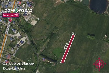 działka na sprzedaż 2043m2 działka Żarki