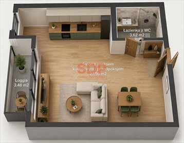 mieszkanie na sprzedaż 31m2 mieszkanie Wrocław, Psie Pole, Sołtysowice, Lothara Herbsta