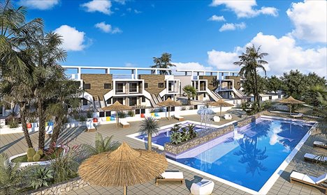 Polecam nowoczesne apartamenty i bungalowy 71 m² w Mil Palmeras dom Costa Blanca, Costa Blanca