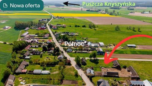 Działka 3301 m² z stodołą w Zofiówce – idealna pod dom działka Zofiówka