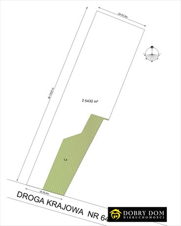 działka na sprzedaż 25432m2 działka Jeżewo Nowe