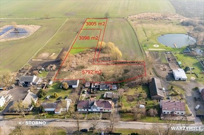 Działka 3098 m2 z mediami - zabudowa zagrodowa działka Będargowo