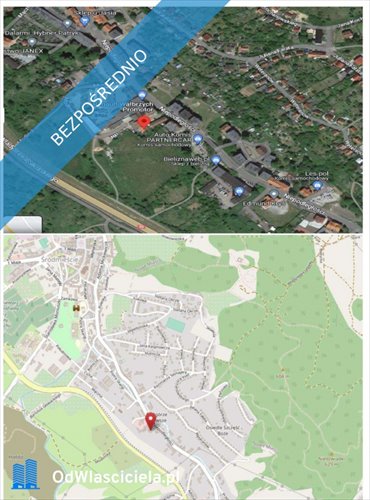 działka na sprzedaż 2330m2 działka Wałbrzych, Niepodległości 42 A
