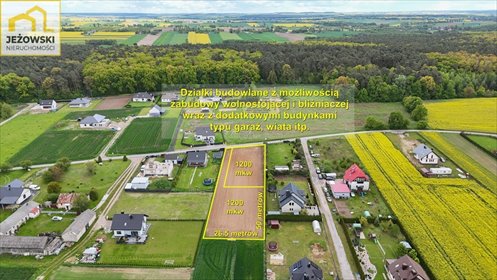 działka na sprzedaż 1200m2 działka Majdan Mętowski