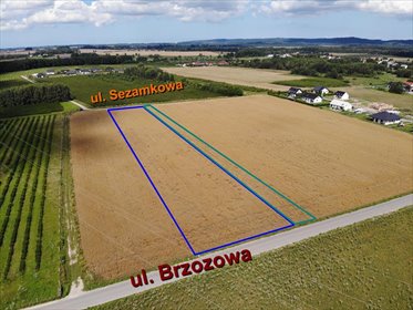 działka na sprzedaż 1138m2 działka Manowo, Brzozowa