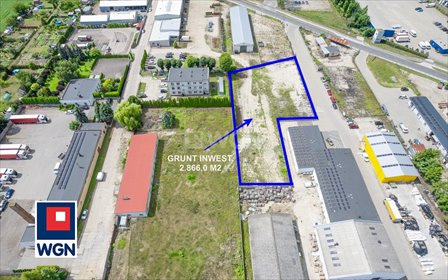 działka na sprzedaż 2866m2 działka Mogilno, Mogilno, przemysłowa