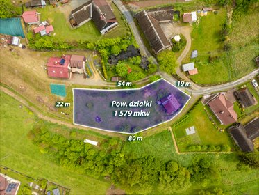 działka na sprzedaż 1579m2 działka Łętownia