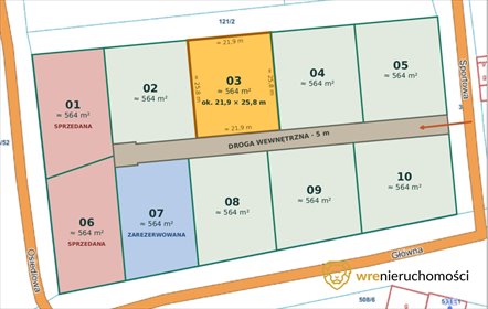 Zapraszam do zakupu działki 564 m² w Piotrowicach działka Piotrowice, Główna