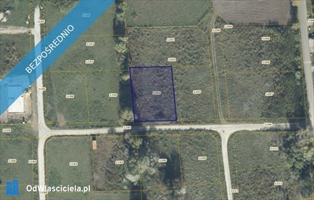 działka na sprzedaż 1149m2 działka Borówiec