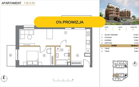 Nowoczesne 2-pokojowe mieszkanie w centrum Wieliczki zapraszam mieszkanie Wieliczka, Wieliczka , Wieliczka, Adama Asnyka