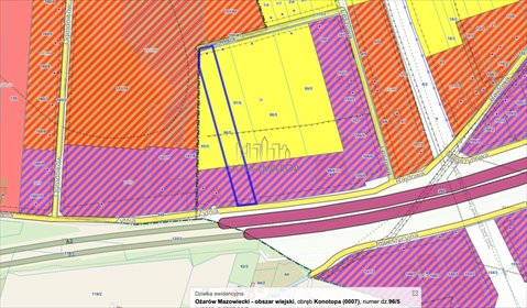 Na sprzedaż działka usługowo-rolna 9 041 m² w Konotopie działka Konotopa, Żytnia
