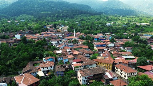 Odrestaurowana osmańska rezydencja z ogrodem w Cumalıkızık dom Cumalıkızık, Cumalıkızık, Yıldırım, Bursa