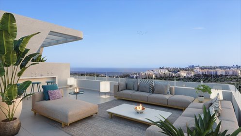 Polecam luksusowe 106 m² w La Cala de Mijas z widokiem na pole golfowe mieszkanie La Cala de Mijas