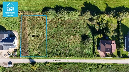 Na sprzedaż działka 1088 m² pod zabudowę jednorodzinną działka Reda, Żurawia