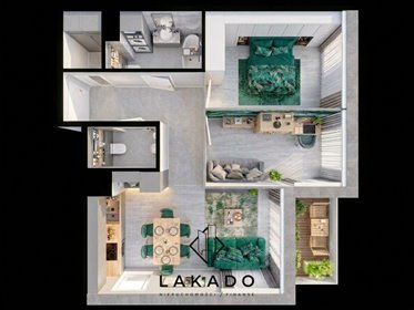 Mieszkanie 54 m² w Dębniki - polecam mieszkanie Kraków, Dębniki, Podgórki Tynieckie