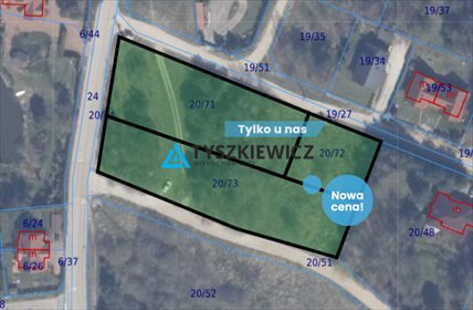 działka na sprzedaż 5454m2 działka Banino, Tuchomska