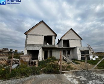 Nowoczesny bliźniak 144 m2 z garażem i dużą działką dom Błonie