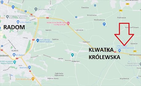 działka na sprzedaż 983m2 działka Klwatka Królewska, Klwatka Królewska