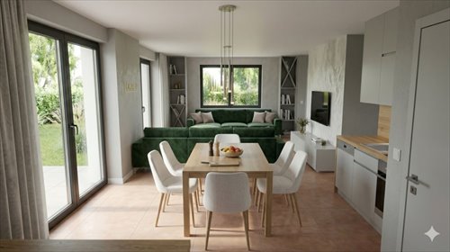 Dom z ogrodem w Płochocinie, 144 m², 500 m² działki dom Święcice