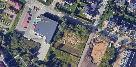 Polecam działkę inwestycyjną 1593 m² z projektem budynku usługowego działka Wysoka